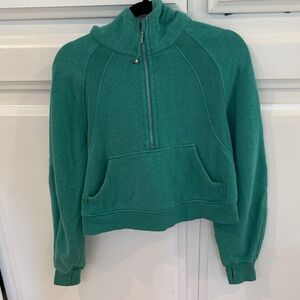 Lululemon Scuba Oversized Cropped Half-Zip Hoodie